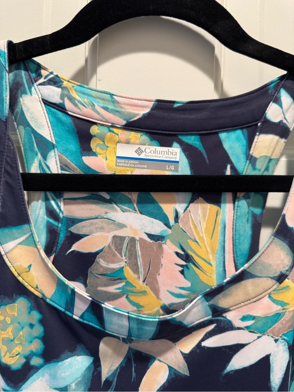 Columbia Navy Floral Racerback Sundress - Picture 2 of 4